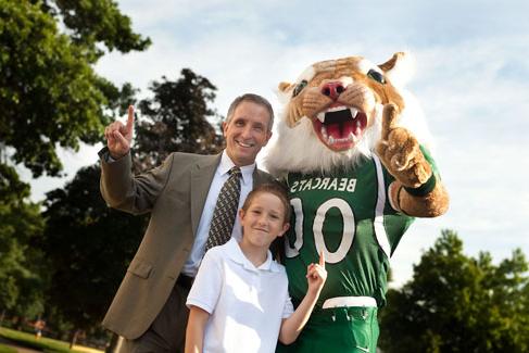 Bobby welcomes a new president to Northwest Missouri State University.  Dr. John Jasinski took leadership of the university in 2009.  