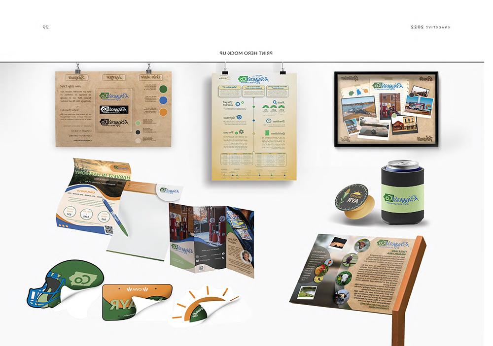 Portfolio items: print materials