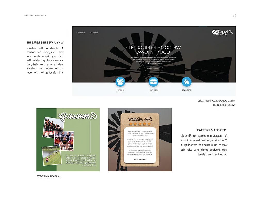 Portfolio items: web/social